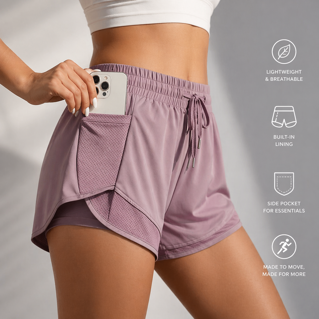 Gymmate™ EaseFlow Shorts